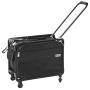 TUTTO 17-Inch Small Office on Wheels for Laptop, Black (4217BCC)