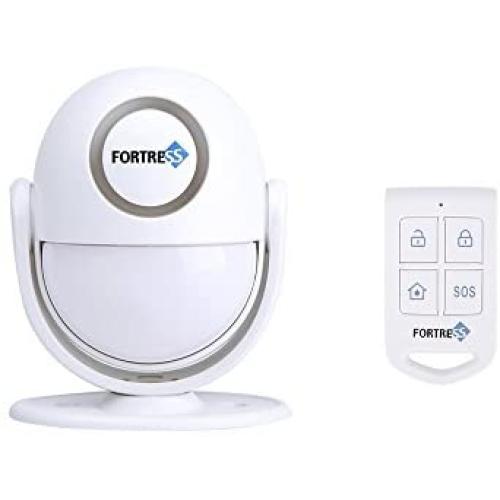 Fortress Security Guardian: All-in-One Motion Activated DIY Wirless Alarm- Personal Security Alarm or Doorbell Feature Easy to Install Great for Businesses or Homes