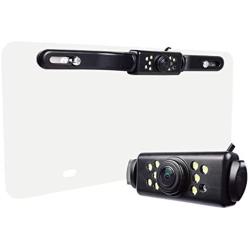AESETEK Car Backup Camera License Plate Universal Rear View Reversing Camera 170° Wide Angle 9 LED Light Clear Night Vision fit All Cars with RCA Connector