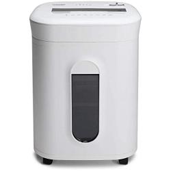 Aurora AU1060MA Professional Grade 10-Sheet High Security Micro-Cut Paper and Credit Card Shredder/ 60 Minutes/Security Level P-5, White, AU1060MA 10-Sheet High Security Microcut