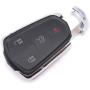 Smart Replacement Keyless Entry Remote Key Fob Cover Case Fit for 2015-2019 Cadillac Escalade CTS SRX XT5, ATS, STS, and CT6 Key Fob Shell