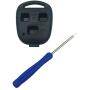 Replacement Keyless Entry Key Fob Case Fit for Lexus ES GS GX is LS LX RX SC Remote Control Key Combine 3 Buttons Replacement Car Key Shell Casing Blank Without Blade (1 Piece)