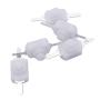 mxuteuk 50pcs White Self-Lock Push Button Switch DC 30V 1A for SMD Flashlight Type Light Lamp Wall Outlet Latching Mini on/Off Switch W-1208