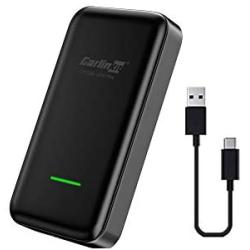 CarlinKit 2.0 Wireless CarPlay Adapter Fit for Volvo XC90 XC60 XC40 V90 2016-2021, Peugeot Chevrolet Honda Civic CR-V, Mazda CX-5 Artz 2017 to 2021, Hyundai, Convert Factory Wired CarPlay to Wireless