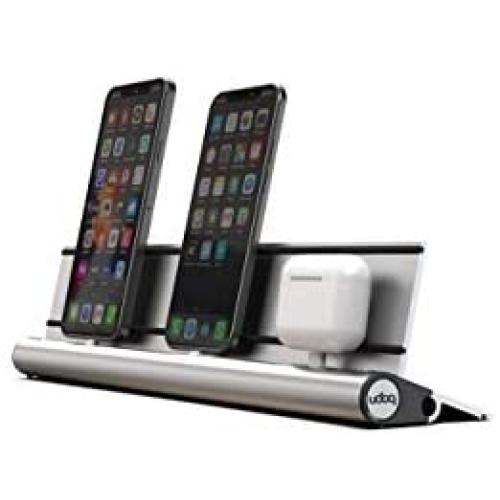 udoq 400 Smart Docking Station for Multiple Devices – Fast Charging Station for Smartphones; iPhones, AirPods and iPads