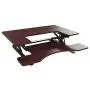 Halter Standing Desk Riser Converter, 36 Inch Stand Up Desk, Sit Stand Desk for Laptop and Monitor, Height Adjustable Desktop Workstation with Keyboard Tray