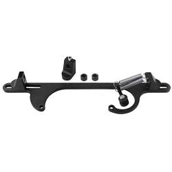 Throttle Cable Bracket,4150 4160 Series Adjustable Throttle Brackets,Aluminum Alloy,Black