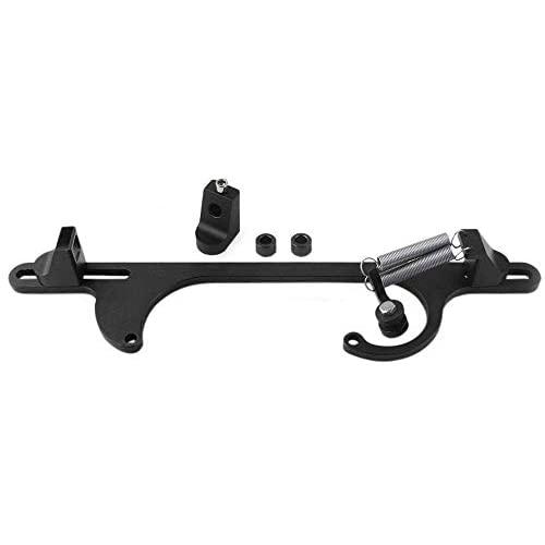 Throttle Cable Bracket,4150 4160 Series Adjustable Throttle Brackets,Aluminum Alloy,Black