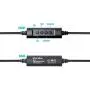 Call Center Headset Quick Disconnect QD Cable to USB Plug Adapter with Mute + Volume Control Compatible with Plantronics Headset QD Connector Plug to Any Computer Laptop VOIP Softphone