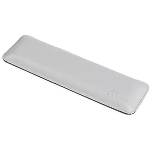 Bailey Tenkeyless by Castle - Wrist Rest for Keyboards with Around 87 Keys - Leather Ergonomic Computer Extra Firm Wrist Support for Typists, Gaming, and Heavy Office Use (Stone, Tenkeyless)