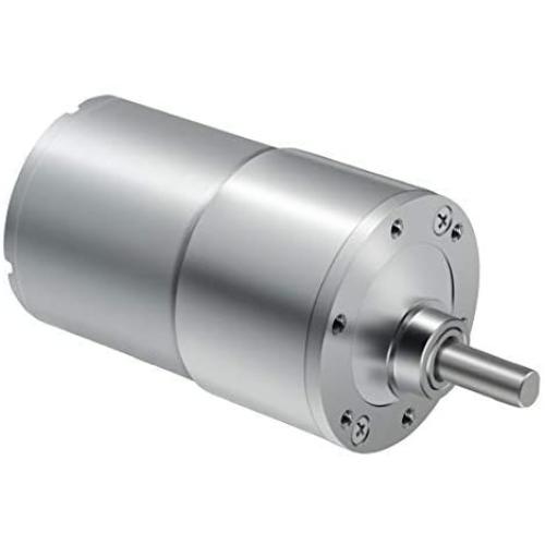 LMioEtool DC Gear Motor, High Torque Reversible Electric Geared Motor - with Eccentric Output Shaft Gearbox (12V/120RPM)