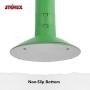 Storex Wiggle Stool, Adjustable Height 12”, 14”, 16”, or 18” for Active Seating in The Classroom, Green (00304U01C)