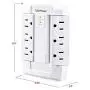 CyberPower CSB600WS Surge Protector, 900J/125V, 6 Swivel Outlets, Wall Tap, White CyberPower CSB600WS Surge Protector, 900J/125V, 6 Swivel Outlets, Wall Tap, White