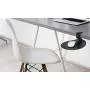 Max Smart Clamp on Mouse Platform, Clip on Mouse Pad Rotating 360, Ergonomic Mouse Tray Attachment, Office Mouse Pad, Slide Out Mouse Tray for Home, Office to Save Space (Black)