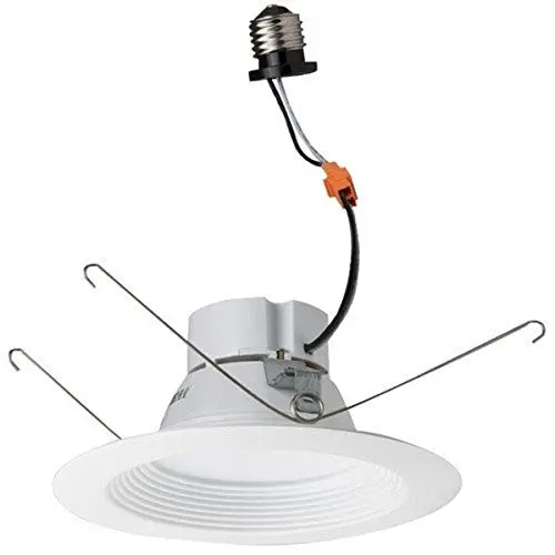 Morris Products LED Recessed Lighting Retrofit Kits – for Recessed Downlighting, Alternative to Incandescent Lights – Energy Efficient, Dimmable - Baffle Bezel, 3000K, 14.5 Watts, 5” & 6” Morris Products LED Recessed Lighting Retrofit Kits – for Recessed Downlighting, Alternative to Incandescent Lights – Energy Efficient, Dimmable - Baffle Bezel, 3000K, 14.5 Watts, 5” & 6”