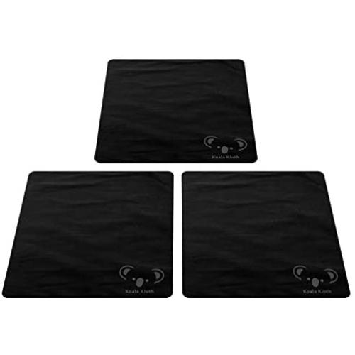 Koala Kloth Glasses Cleaning Cloth | Japanese Microfiber Lens Cleaner Cloth | Safe for All Multi-Coated Eyeglass and Camera Lenses (Pack of 3)
