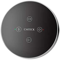 USB Speakerphone, CMTECK Portable Noise Reduction Conference Microphone for Home Office Conference Calls, USB Plug & Play-Desktop Speaker with 360º Voice Pickup, Mute Function & Volume Control(ZM350)