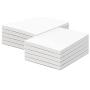 Memo Pads, White, 50 Sheets Per Pad, 10 Pads (8 1/2 x 5 1/2)