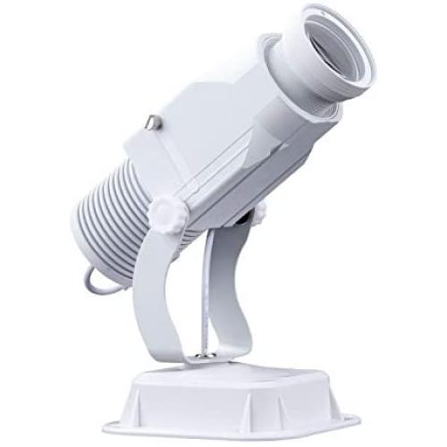 KaraQoton 15W Logo GOBO Projector Custom Gobos for Advertising Signs Store Wedding Indoor Use White