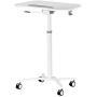 Techni Mobili RTA-B008-WHT Laptop Cart, White