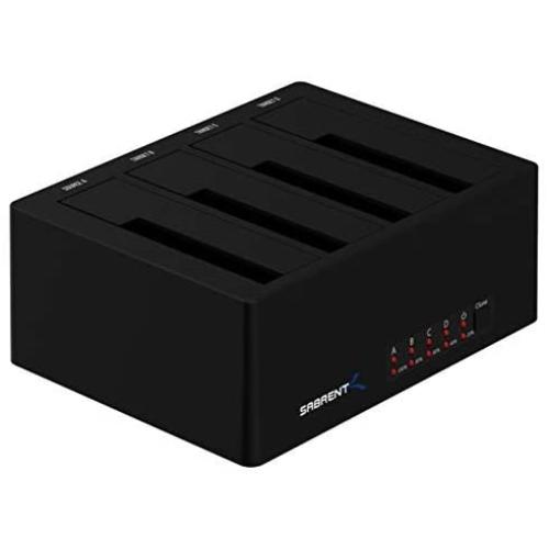 Sabrent 4-Bay USB 3.0 SATA 2.5''/3.5'' SSD/HDD Docking Station (DS-U3B4)