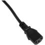 StarTech.com 10 Ft Standard Computer Power Cord (NEMA 5-15P to IEC 320 C13) - 18 AWG Replacement AC Power Cable for PC or Monitor - 125V, 10A (PXT101_10)