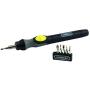 General Tools - 500-GENERAL TOOLS 500 Precision Cordless Electric Screwdriver with Six Bits and Quick Change Chuck, Handles Difficult, Repetitive Screw-Fastening Jobs, Multi