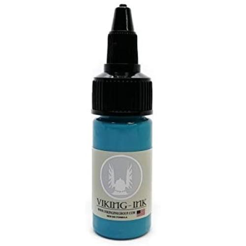 VIKING INK - Tattoo Ink - AQUA 0.5oz (15ml) - The best colors and blacks - Vegan VIKING INK - Tattoo Ink - AQUA 0.5oz (15ml) - The best colors and blacks - Vegan
