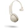 Jabra Evolve2 65 Wireless Headset USB-C Mono MS w/Stand, Bluetooth Dongle, Compatible with Zoom, Webex, Skype, Smartphones, Tablets, PC/MAC, 26599-899-888, Global Teck Gold Support Plan Included
