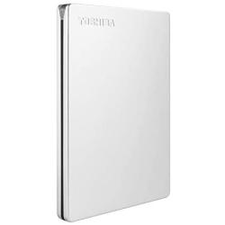 Toshiba Canvio Slim 1TB Portable External Hard Drive USB 3.0, Silver (HDTD310XS3DA)