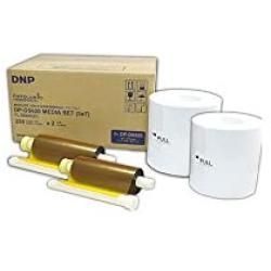 DNP DS620 5x7” / 13x18cm Ribbon and Paper Photo Media Set - 2 Rolls (230 Prints Per Roll)