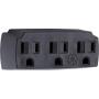 GE, Brown, Adapter Wall Tap, Expander, 3 Prong Outlet, Indoor Rated, UL Listed, 51864