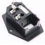 2 Pcs 3 Pin IEC320 C14 Inlet Module Plug 5A Fuse Switch Male Power Socket 10A 250V for Lab Equipment Medical Devices