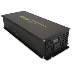 WZRELB Power Inverter 2000w Pure Sine Wave Inverter 24v 120v DC AC Converter
