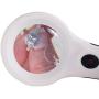 GemOro iView LED Magnifier with Built-In Light, White