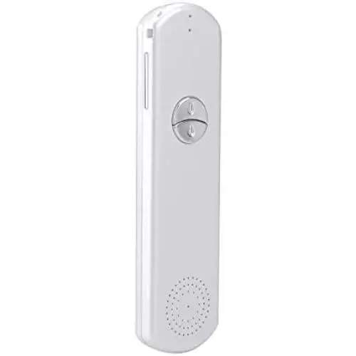 Two Way Easy Trans Smart Language Translator Device Electronic Pocket Voice Bluetooth 52 Languages for Meeting Learning Travel Shopping Business Fit for Apple iPhone Android White (WIFI/3G/4G/5G)