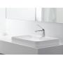 Kohler K-2660-1-0 Vitreous china Above counter Rectangular Bathroom Sink, 25.512 x 20.472 x 9.843 inches, White