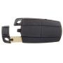 cciyu KR55WK49127 X 2 Flip Key Fob with Key Blade 3 buttons Replacement for 05 06 07 08 09 10 11 12 13 for B MW X5 X6 Z4 1 3 5 6 7 Replacement Uncut Smart Remote Fob Key with FCC KR55WK49123