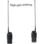 Retevis RT1 Walkie Talkies for Adults Long Range High Power Two-Way Radio with Earpiece Headset Dual Antenna(1 Pack)