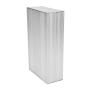 Enclosure Box,Aluminum Alloy Electronic Case,Printed Circuit Board Box,Sandblast Oxidized Silver Protective Case,68 x 145 x 250mm,Suitable for decoders, Controllers, Electronic Products