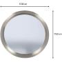Command Bath Mirror, Satin Nickel, 1-Mirror, 2-Sets of Medium Water-Resistant Strips (BATH35-SN-ES), Organize Damage-Free
