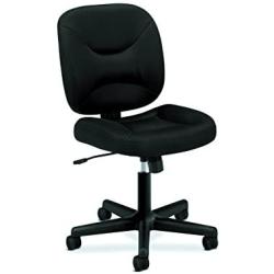 HON ValuTask Low Back Task Chair - Mesh Computer Chair for Office Desk, Black (HVL210)