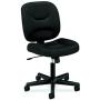 HON ValuTask Low Back Task Chair - Mesh Computer Chair for Office Desk, Black (HVL210)