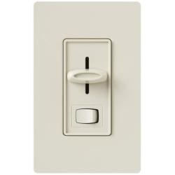 Lutron, Light Almond SELV-300P-LA Skylark 300-Watt Single Pole Electronic Low-Voltage Dimmer with On/Off Switch
