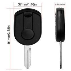 VOFONO Car Key Fob fit for Ford Explorer 2011-2015/ F-150, F-250, F-350 (2011-2016), Lincoln, Mercury, Mazda (CWTWB1U793 4-btn) Keyless Entry Remote Start Pack of 1