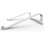 SKYZONAL Laptop Stand Aluminum Ventilated Stand Ergonomic Riser (Silver)