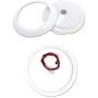 5 Inch 12/24V 3.5W Surface Mount Bright White Round Car Interior Ceiling LED Light with ON/Off Switch, DAMAVO YML072 5700K, Energy Saving for RV Motorhome Travel Trailer Camper Caravan Marine Boats