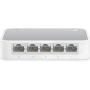 TP-Link 5 Port 10/100 Mbps Fast Ethernet Switch | Desktop Ethernet Splitter | Ethernet Hub | Plug & Play | Fanless Quiet | Desktop Design | Green Technology | Unmanaged (TL-SF1005D),White