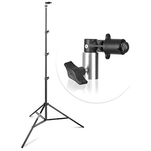 Emart 8.5ft Photography Light Stand and Background Reflector Disc Holder Clip for Photo Video Studio Product Portrait Shooting