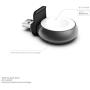 ZENS USB Charger (Charging Cable/Wireless Charger) Compatible with Apple Watch Series 5, Series 4, Series 3, Series 2 & Series 1 (USB-A Connector | MFI Certified)
